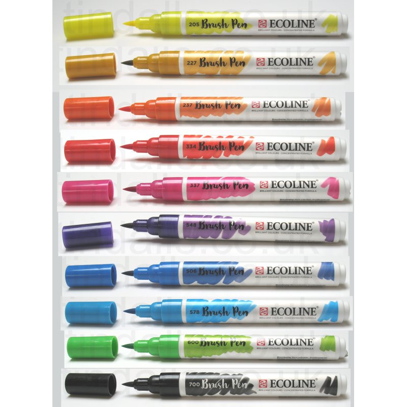 bende browser Ideaal Royal Talens Ecoline brush pens set of 10