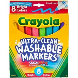 Crayola washable broad line markers