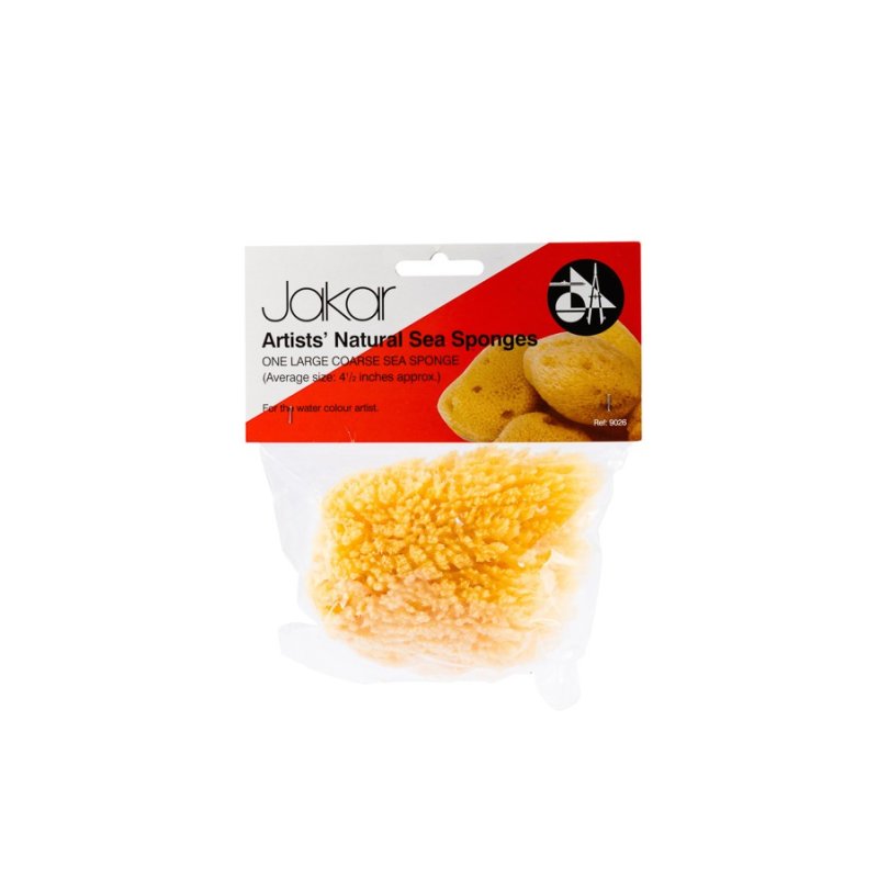 Natural Sea Sponges for Artists - Unbleached 5 inch-5.5 inch 2pc Value Pack: Great for Painting Decorating Texturing Sponging Marbling Effects Faux